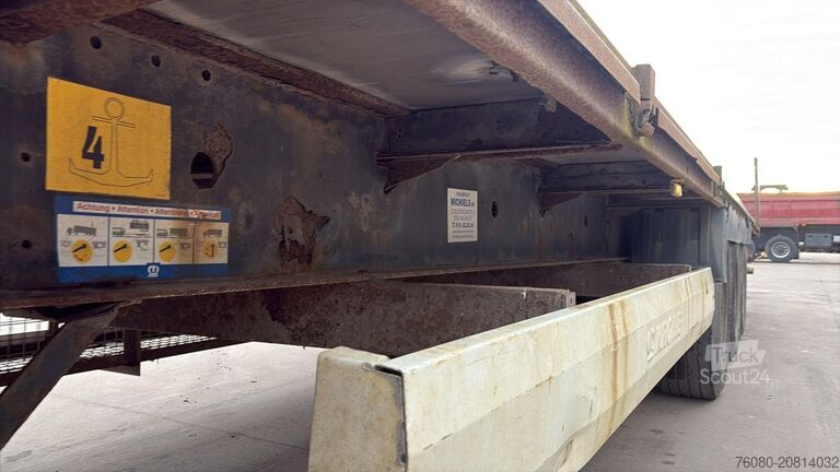 Přívěs na plošinu Krone SDP27 (BELGIAN TRAILER / DRUM BRAKES / FREINS T...