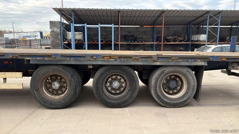 Rimorchio della piattaforma Van Hool 3B2007 (DRUM BRAKES / FREINS TAMBOURS / BELGIAN...