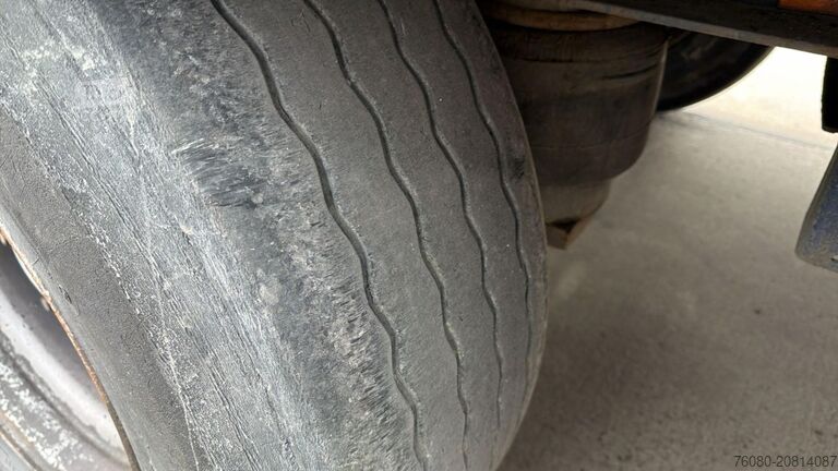 Rimorchio della piattaforma Van Hool 3B2007 (DRUM BRAKES / FREINS TAMBOURS / BELGIAN...