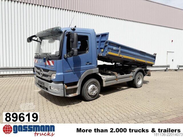 Camion benne Mercedes-Benz Atego 1224 K 4x2, 2 x AHK