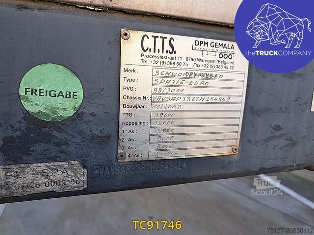 Sliding tarpaulins Schwarzmüller