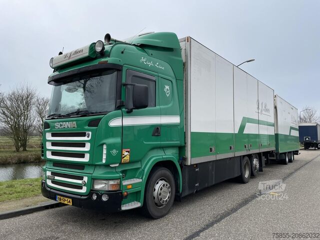 Box body Scania B6X2 R500 / Combi / Closed box / Retarder / NL ...