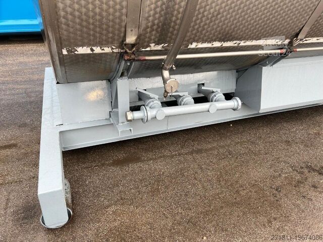 Hákový kontajner  CISTERNA USATA SCARRABILE IN ACCIAIO