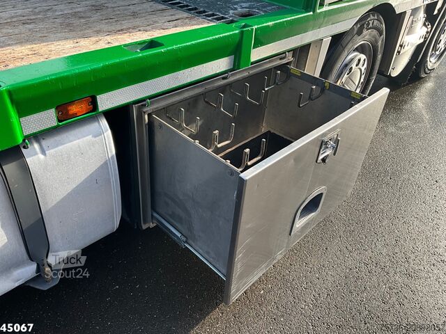 Camión grúa DAF FAX 85 CF 410 HMF 85 Tonmeter laadkraan + Fly-jib