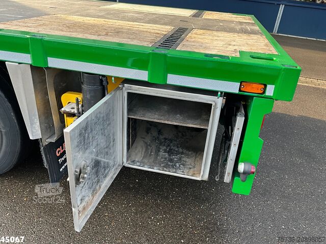 Camión grúa DAF FAX 85 CF 410 HMF 85 Tonmeter laadkraan + Fly-jib