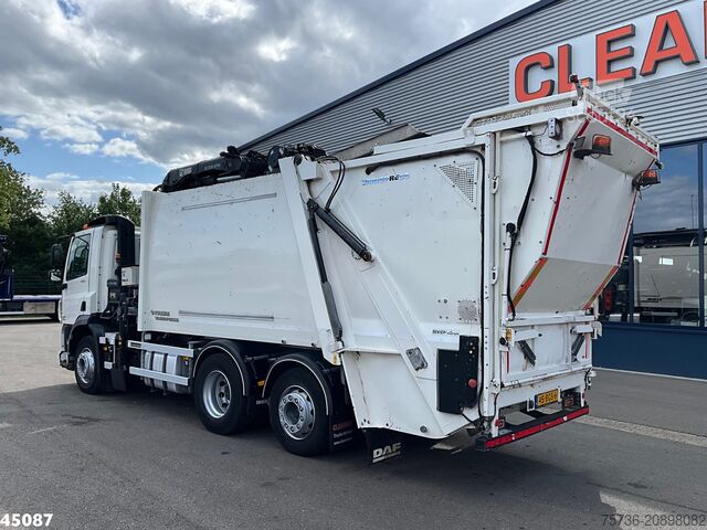 Veicolo per la raccolta dei rifiuti DAF FAN CF 290 Euro 6 Hiab 21 Tonmeter laadkraan Ju...