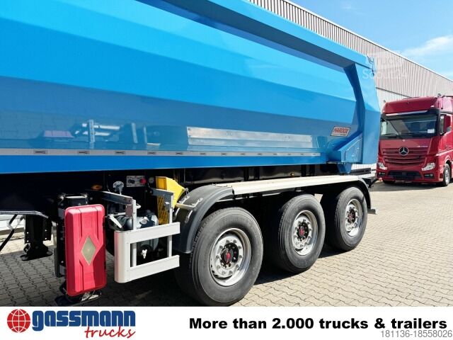 Semi-remorque benne Euro ATM 27, HARDOX Stahlmulde ca. 27m³,