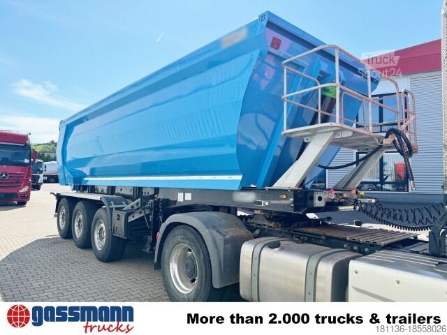 Semi-remorque benne Euro ATM 27, HARDOX Stahlmulde ca. 27m³,