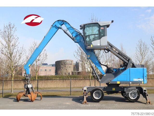 Materiālu apstrādes mašīna Fuchs MHL 320 T4F | PEEL GRAB | UMSCHLAG | GOOD TIRES