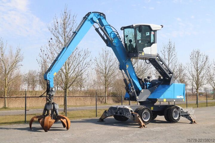 Materiālu apstrādes mašīna Fuchs MHL 320 T4F | PEEL GRAB | UMSCHLAG | GOOD TIRES