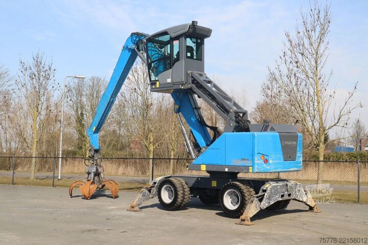 Materiālu apstrādes mašīna Fuchs MHL 320 T4F | PEEL GRAB | UMSCHLAG | GOOD TIRES