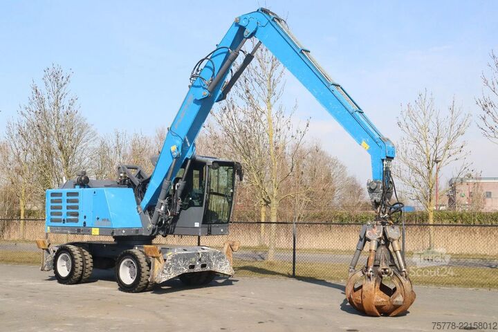 Materiālu apstrādes mašīna Fuchs MHL 320 T4F | PEEL GRAB | UMSCHLAG | GOOD TIRES