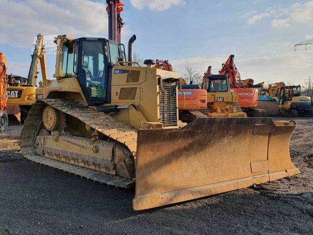 Walec drogowy CATERPILLAR D6N LGP / 7.374h / 6-Wege Klappschild / Bj: 2017