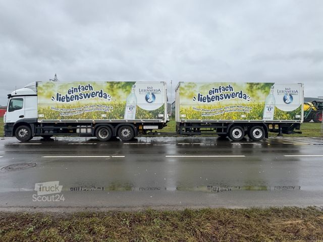 Drankentruck MERCEDES-BENZ ACTROS 2540 L/ 2 x LBW / LENKACHSE / KOMPLETTZUG