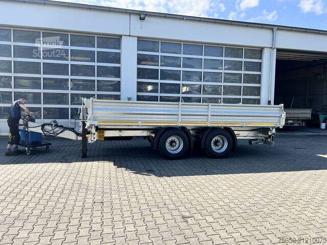 Remorcă basculantă Möslein TTD 19 B  neuer 19 t Tandemkipper- Tieflader hydraulischer Klappe