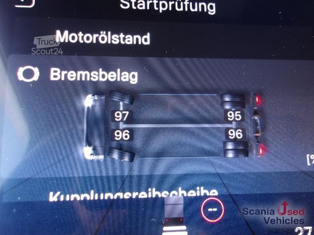 Veszélyes anyagokat szállító teherautó Scania R460 EB - MEGA - ADR - HIGHLINE - 2x TANKs - ACC