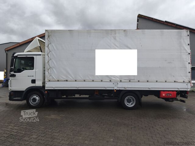 Tarpaulin MAN TGL 8.190 Pritsche / Plane 3-Sitzer Euro 6 4x2 ...
