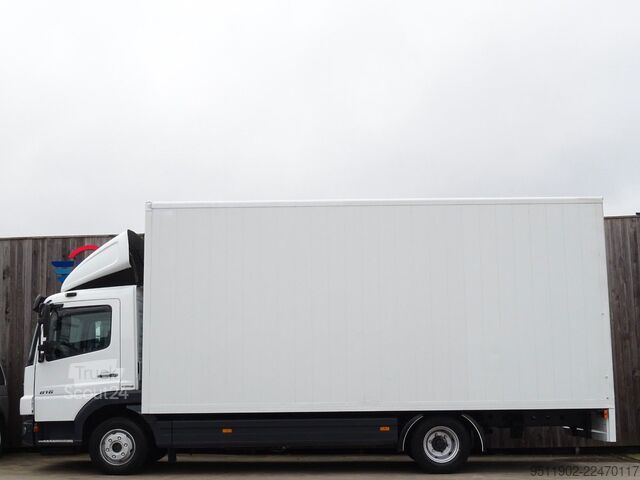 Furgons ar kasti MERCEDES-BENZ Atego 816 Koffer Automatik 7.49T 39m³ LBW