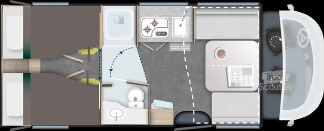Polintegriran avtodom CHAUSSON 797 Sweet Line*MJ26*Xenon*Lithium*Arctic*Hubbett
