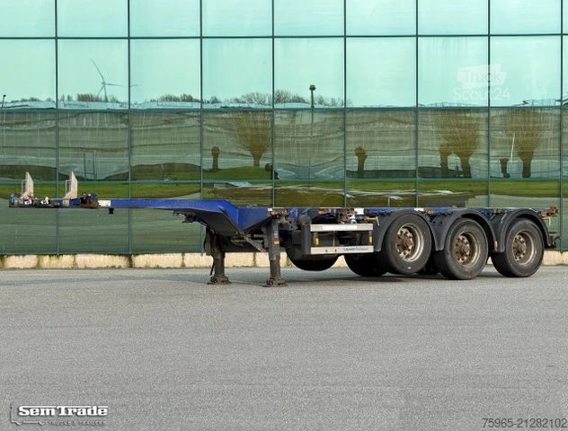 Auflieger-Wechselfahrgestell D-TEC FT-43-03V FRONT + MIDDLE + BACK SLIDER DRUM BRAK