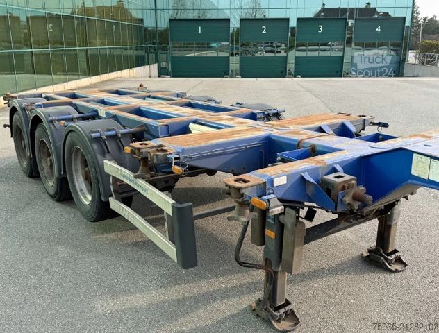 Auflieger-Wechselfahrgestell D-TEC FT-43-03V FRONT + MIDDLE + BACK SLIDER DRUM BRAK