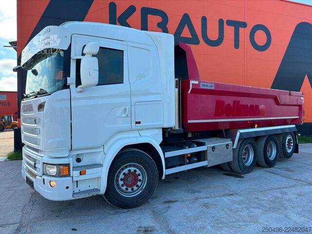  Scania R580 8x4  RETARDER / HYDRAULIC TAILGATE / TIPPE...