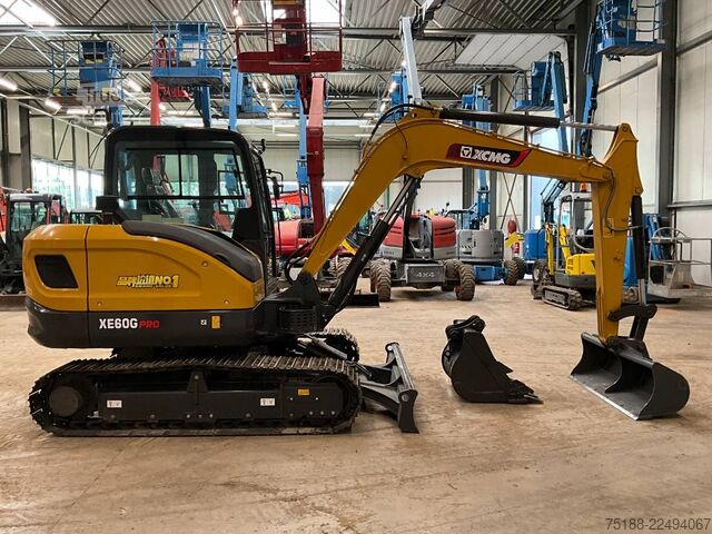 Mini ekskavatorius XCMG XE 60 GA UNUSED