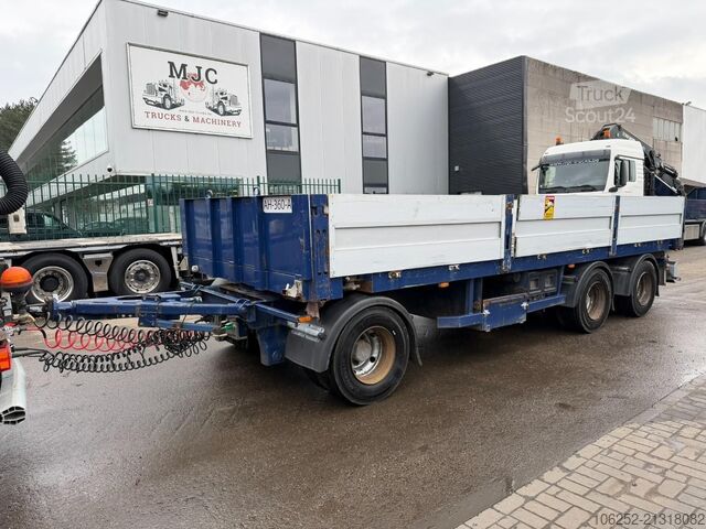 Μεταφορά εμπορευματοκιβωτίων ASCA DEMICO 3-AXLES - EXTENDABLE + TWISTLOCKS - 6m55 (+1m30...