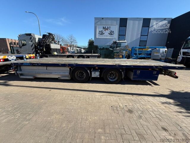 Μεταφορά εμπορευματοκιβωτίων ASCA DEMICO 3-AXLES - EXTENDABLE + TWISTLOCKS - 6m55 (+1m30...