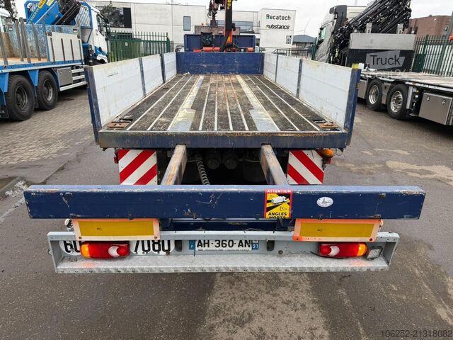 Μεταφορά εμπορευματοκιβωτίων ASCA DEMICO 3-AXLES - EXTENDABLE + TWISTLOCKS - 6m55 (+1m30...