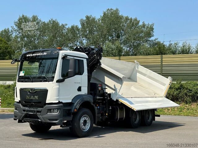 Pašizgāzējs ar celtni MAN TGS 33.440 MAN TGS 33.440 6x4 /3-Seiten- Kipper...