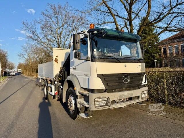 Ladepritsche Mercedes-Benz Axor 1824 Hiab 144 D Funk / Voll Blatt / Eu5