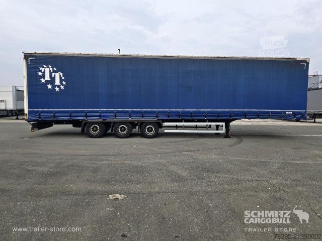 Auflieger mit Pritsche & Plane Krone Semitrailer Curtainsider Mega