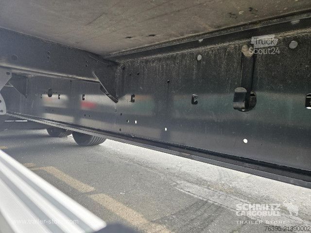 Auflieger mit Pritsche & Plane Krone Semitrailer Curtainsider Mega