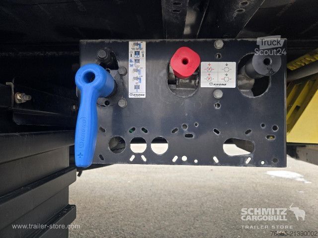 Auflieger mit Pritsche & Plane Krone Semitrailer Curtainsider Mega