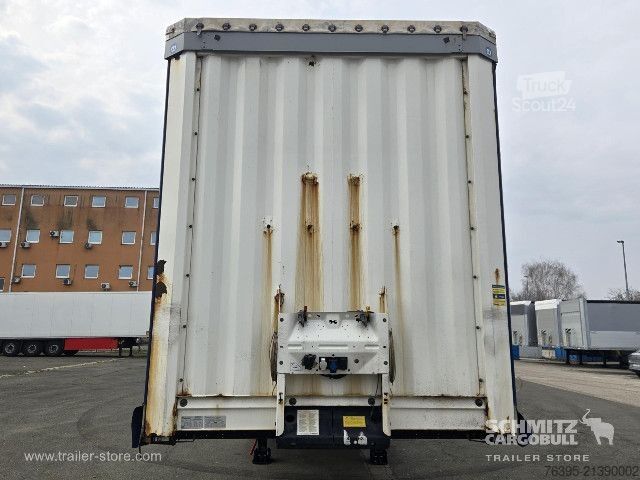 Auflieger mit Pritsche & Plane Krone Semitrailer Curtainsider Mega