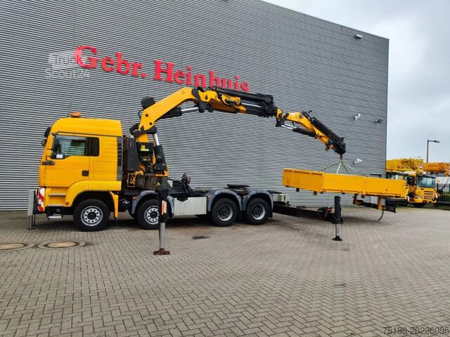 Ciężarówka z dźwigiem Palfinger PK 85002 Jip Winch MAN TGA 35.480 8x4