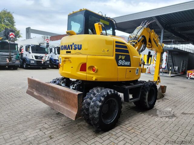Mobiele graafmachine Komatsu PW 98 MR-10