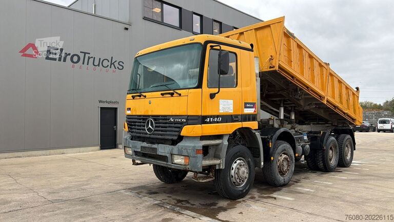 Tipper cu 3 fețe Mercedes-Benz actros 4140 (EPS / 8X6 / LAMES / GRAND PONT / B...