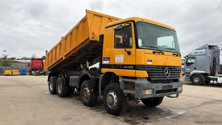 3-zijdenkipper Mercedes-Benz actros 4140 (EPS / 8X6 / LAMES / GRAND PONT / B...