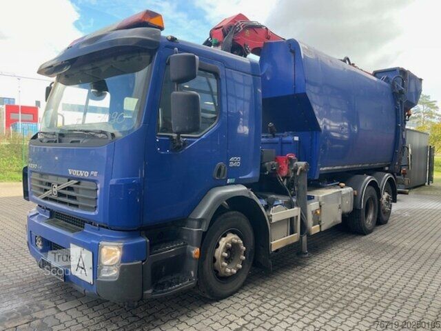 Skraldevogn Volvo FE 340 6x2 mit Palfinger Kran
