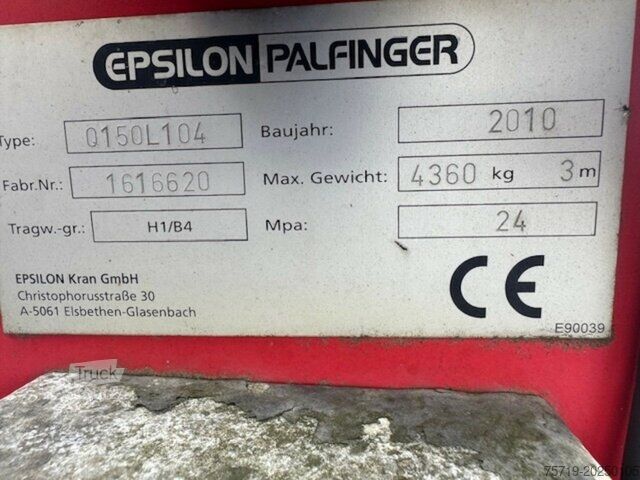 Skraldevogn Volvo FE 340 6x2 mit Palfinger Kran