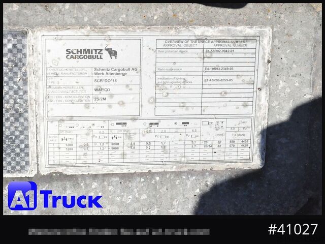 Trailer SCHMITZ Dolly, 2 Achs, Unersetzachse,  verzinkt