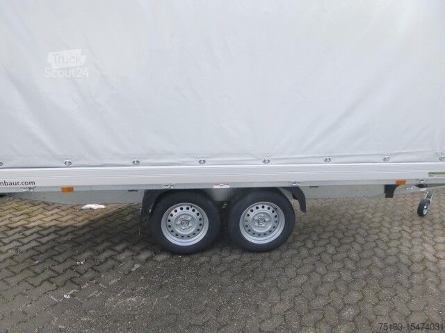 Ρυμουλκούμενο αυτοκινήτου Humbaur HT 304121 Hochlader 3,0 to. mit Plane + Spriegel 200 cm 4100 x 2100 x 350 mm