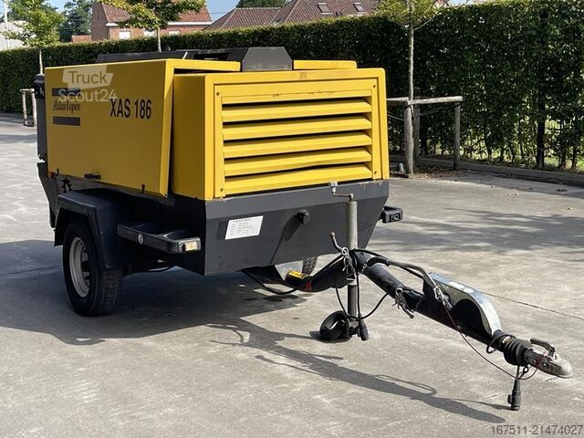 Compresseur frigorifique Atlas Copco XAS 186 DD - N