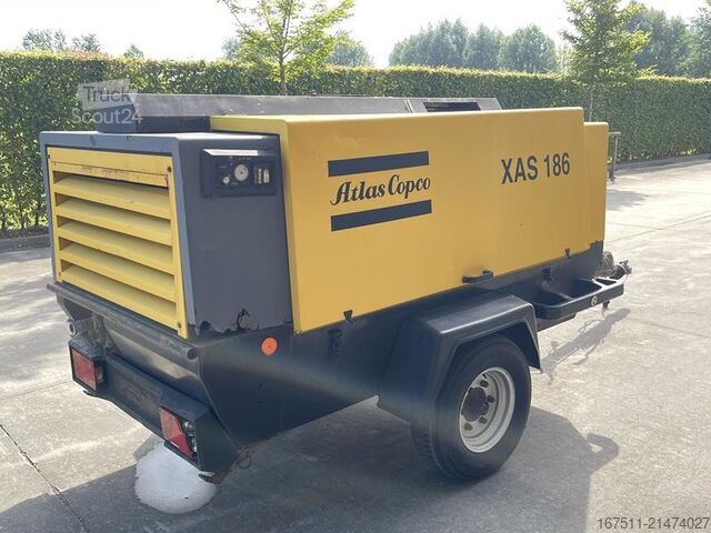 Compresseur frigorifique Atlas Copco XAS 186 DD - N