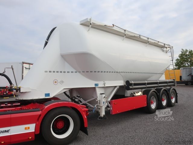Напівпричіп силос Feldbinder EUT 37.3 Zementsilo 37 m³ Top Zustand