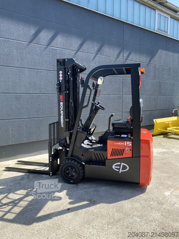 Lithium-ion heftruck Triplex 4800 mm EP Equipment CPD15TVL