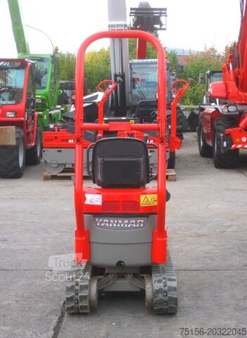 Mini-pelle Yanmar SV 08-1A 2x Löffel + Verstellfahrwerk