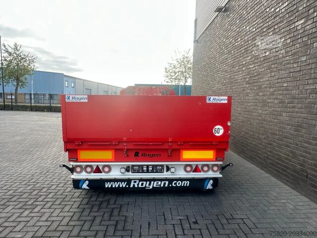 Læsseplatform Royen RW2F4  2-ASSIGE OPEN LAADBAAK AANHANGWAGEN